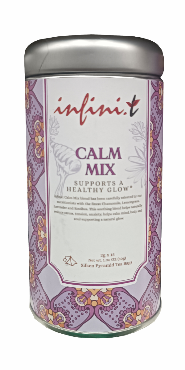 Infini - T Calm mix 15x2g pyramid tea bag  tin